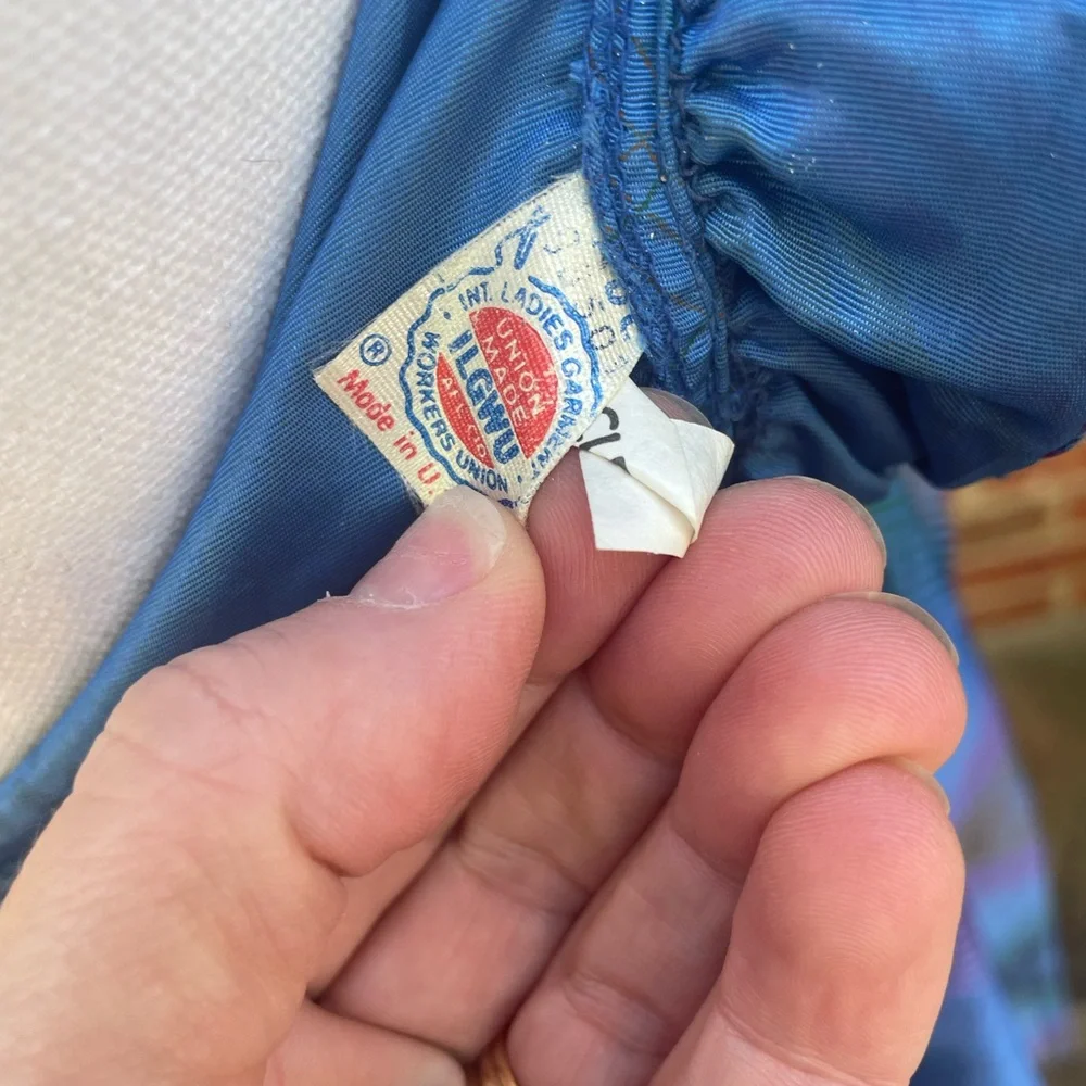 Vintage 60s One Shoulder Silk Fit Flare Party Prom Dress Sz XS 0 2 Unionmade - Picture 4 of 9